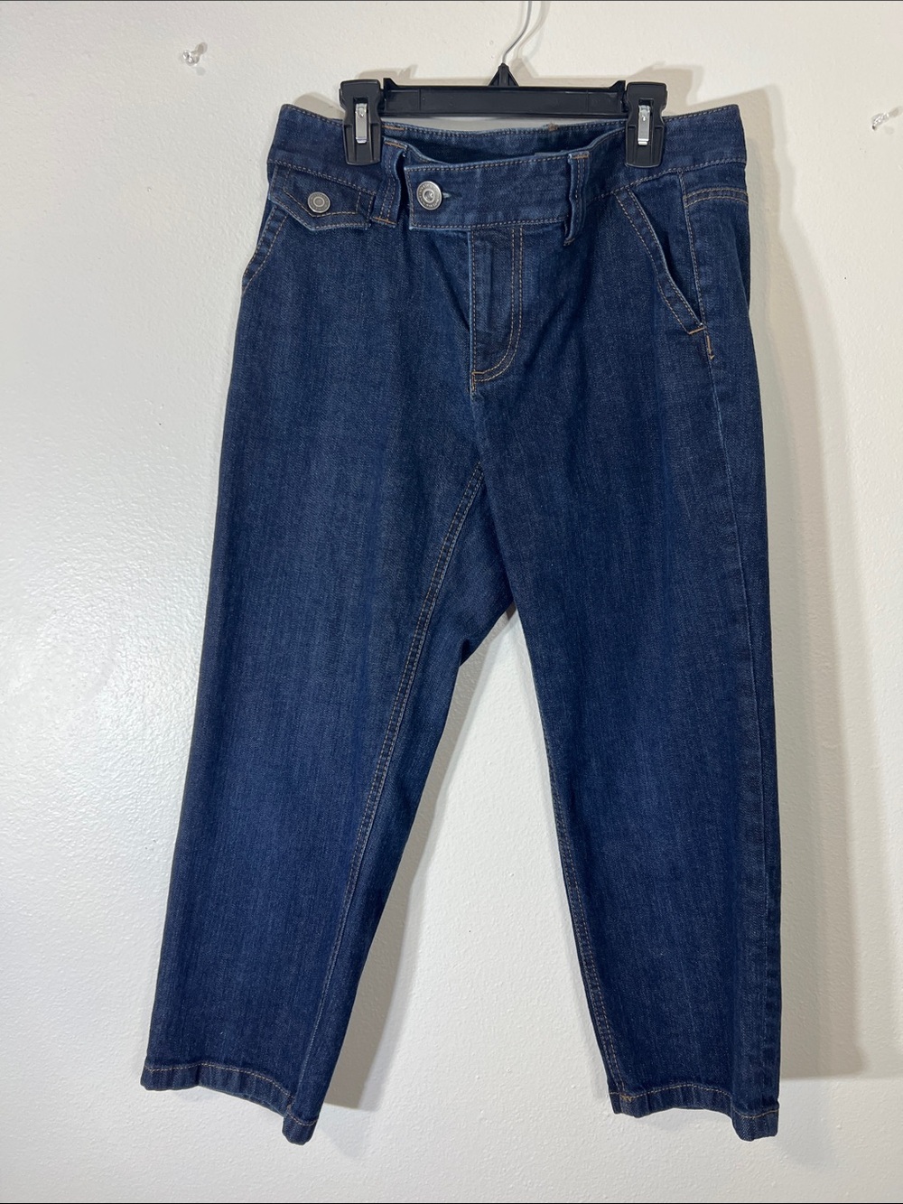 Ann Taylor Curvy Fit Jeans in Dark Indigo